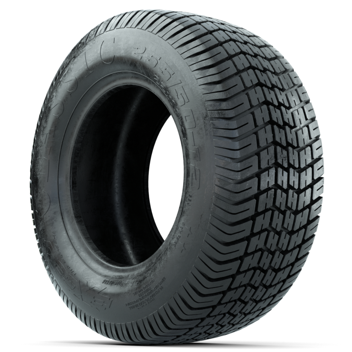 Tire, 255/50-12 4PR Excel Classic – tire, alternate angle view