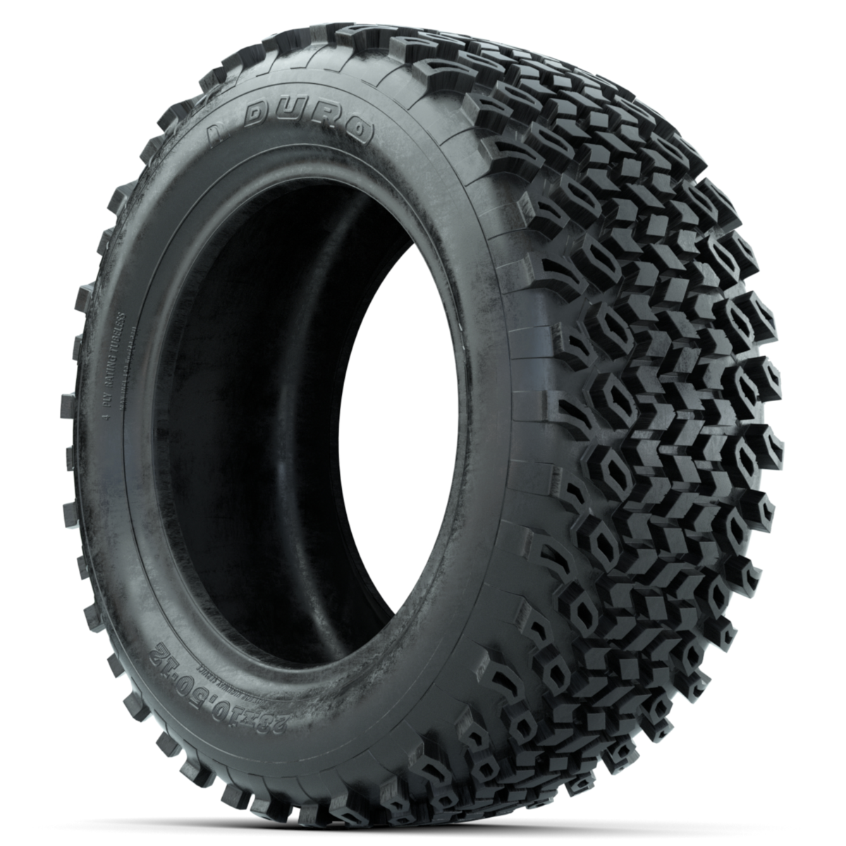 Tire, 23X10-14 Duro Desert – tire, alternate angle view