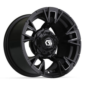 12” GTW Vandal Matte Black with Machined Accents Wheel