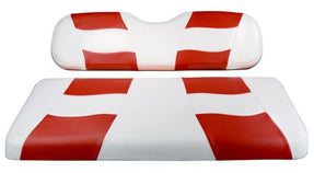 RIPTIDE White/Red Two-Tone Seat Cover for Yamaha Drive – additional product view