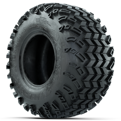 Tire, 18X9.50-8 4PR Sahara Classic – tire, angled view